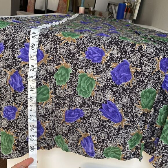 Revolve Line And Dot Blue & Green Floral Sleeveless Maxi Dress Size Medium - Picture 11 of 11